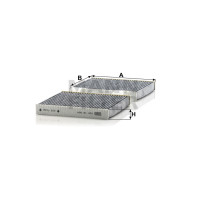 Фильтр салона MANN-FILTER CUK 19 004